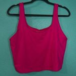Reoria Pink Magenta Crop Top Tank Athletic Layering Basic Summer Size XXL Photo 0
