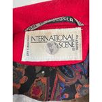 International Scene Vintage Pure Wool Cherry Red Coat Size 7/8 Photo 5