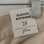 J.Crew Women's Slouchy Boyfriend Denim Straight Jeans Natural Ecru Size 25 New Photo 4
