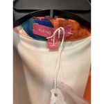 Flying Tomato NEW Women’s Size 1X midi dress Colorful orange Retro Pattern Belt Photo 4