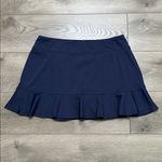 Tommy Bahama  Golf 15” Navy Blue Pocket Ruffle Golf Skirt Size XL Photo 3