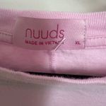 Nuuds Women's XL Pink Short Sleeve Muscle Tee Photo 1