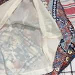 Entro  size medium long bell sleeve lined v neck short dress tunic patchwork boho Photo 5