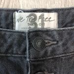 We The Free  People Black Denim Jean Distressed Fray Shorts 31 Summer Photo 2