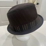 Goorin bros  Dark Brown Fedora with Patterned Band Photo 4