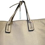 Kenneth Cole Women's grey Leather Tote Bag Zip Closure Casual ‎ Handbag Photo 15