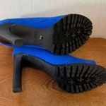 Bar III Dillard Suede Fabric Uppers Ankle Zip Up Boot Blue Size 7 Sku 2878 EUC Photo 9