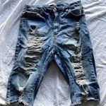 American Bazi Women's Denim Blue Distressed Western Jeans Size L Style 2095 Photo 1