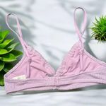 Aerie  NWT Crinkle Scoop Bikini Top Small Photo 1