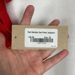 ALBION FIT Red The Merry Bamboo Long Sleeve Jumpsuit Sz.XS NWT Photo 10