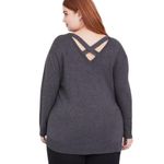 Torrid Disney Villains Maleficent Sweater-knit Crisscross Back Top W-322 Plus Size 1X Photo 2