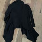 Adrienne Vittadini Adrianne Vittadini Black Draped Cardigan Size Petite Small Photo 6