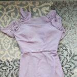 Mori Lee  Madeline Gardner Chiffon Draped Flowing Dress Lavender Photo 3