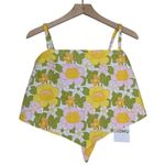 Show Me Your Mumu Womens XL Handkerchief Top in Fresh Floral NEW Photo 1