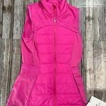 Lululemon  down for it all vest size 2 color pink NWT Photo 0