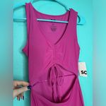 SO  Sleeveless Cinch Bodycon Cutout Mini Dress Magenta Pink Kohl's Photo 1