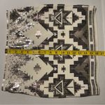 EXPRESS Women’s Creme Aztec Gold/Silver Sequin Spandex Mini Skirt NWT XS Photo 5