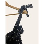 DL1961 Dennet Tie-Strap Polka-Dot Print Ruffled Cropped Tank Top Size Medium Photo 6