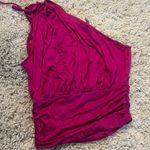 Anthropologie Pink One Shoulder Top Photo 2