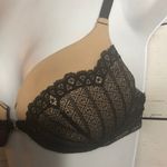 Lily Of France Lily if France black lace‎ nude padded bra 34C Photo 2
