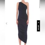Norma Kamali  Black Diana One-Shoulder Dress XS Photo 1
