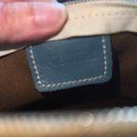 Loewe Floral/Botanical Vintage Canvas & Leather Cosmetic Bag Photo 5