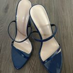 Elegant Navy Women's Heels Blue Size 8.5 Photo 1