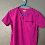 Scrubstar Active Stretch Fuchsia Scrub Top - Size XS Photo 1