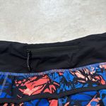 Lululemon  Speed‎ Short Paint Storm Harbor Blue Multi / Black Photo 4
