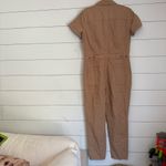 Outerknown S.E.A. Suit S Sand Brown Organic Cotton Linen Jumpsuit Coveralls New Photo 11