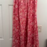 90's Vintage Blair Womens Long Pink Butterfly Maxi Skirt sz M Feminine Y2K Rayon Size M Photo 1