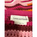 Lovers + Friends  Multicolor Crochet Knit Striped Sleeveless Cami Crop Tube Top S Photo 2