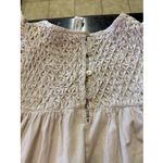 Scarlett Poppies Dress Sz XS Sundress Cotton Ruffle Beige Pockets Beachy Light Tan Photo 7