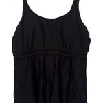 Amazon Women's Black Swim Shirt Top L Adjustable Straps Photo 0