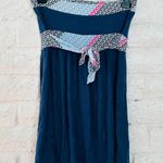 Ocean Drive Woman   Dress Top  Navy Size L Photo 3