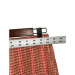 Free People  Fine Line Flare Leg Pant in Rust Combo Size Medium Boho Women's Photo 5