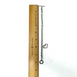 Vera Wang Love Sterling Silver Diamond Heart toggle clasp bracelet Photo 12