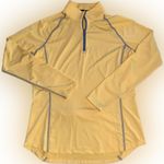 RLX Ralph Lauren Women Yellow Golf Athletic Wicking Pullover Quarter Zip Shirt S Photo 0