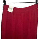 NWT SoHo Apparel LTD. Women’s Wide Leg Trousers/Pants Red Berry Size 14 Photo 5
