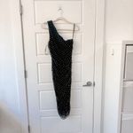 H:ours Shade Dress Polka Dot One Shoulder Photo 4