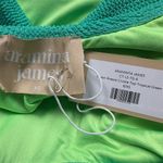 NWT Araminta James Women's Ocean Breeze Crinkle Top Tropical Green Size 6/XS Photo 4