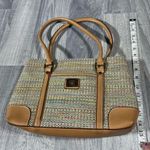 Liz Claiborne Light Pastel Multicolor Tote Purse; Small/Medium Photo 9