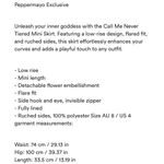 Blu Pepper NWT Peppermayo Exclusive - Call Me Never Tiered Mini Skirt - Ivory 6 Photo 6