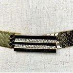 Cinch Vintage Statement Belt Womens Gold Rhinestone 90s  Waist Scales Glamour Photo 0