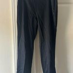 Jones New York Black Wool Blend Embroidered Scalloped Hem Dress Pants Beaded Photo 0