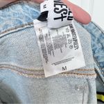 The Ragged Priest  Denim Mini Skirt with Black and Yellow Trim MEDIUM Photo 5