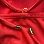 Vix Paula Hermanny NWT  orange asymmetrical bikini top Size L Photo 2