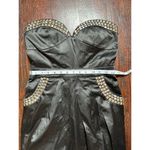 Solaris Vintage Black Strapless Studded Corset Dress Fits like Size Small Photo 9