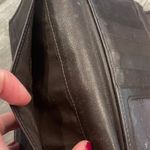 Coach  Brown Monogram Wallet with Gold Buckle Photo 4