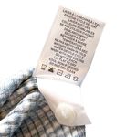 House of Harlow 1960 Ribbed Button Crop Cardigan Sweater Blue Cream Large Photo 11